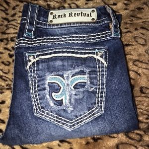 Rock revival skinny size 30w x 29l x 9r
